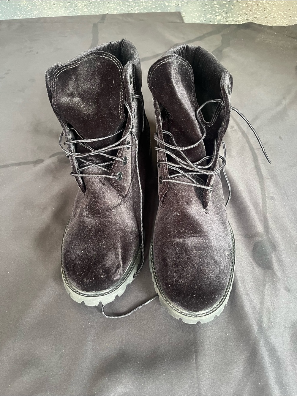 Off-White/ timberland Black Velvet